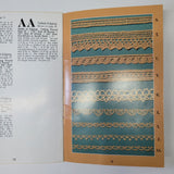 J & P Coats Book 305 Edgings Crochet Thread Doily Lace Details Accent Vintage