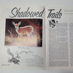 Arizona Highways Artwork Magazine February 1976 Larry Toschik Bobcat Deer Fawn