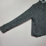 Avalanche Pullover Quarter Zip Thick Fleece Knit Womens Medium Green Warm Fall