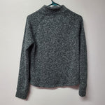 Avalanche Pullover Quarter Zip Thick Fleece Knit Womens Medium Green Warm Fall
