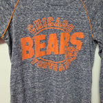 NFL Chicago Bears Shirt Football Blue Orange Illinois Team Fan Apparel Womens S