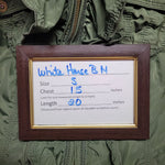 White House Black Market Ruffle Jacket Zip Pocket Green Womens Small Lightweight