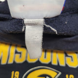 Wisconsin Eau Clair University Blue Yellow Cropped Sweatshirt Womems Med College