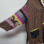 Staley Gretzinger Shirt Long Art Buttons Pockets Funky One Size Womens Lagenlook