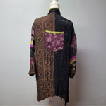 Staley Gretzinger Shirt Long Art Buttons Pockets Funky One Size Womens Lagenlook
