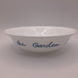 Corning Corelle Bowl In The Garden Blue Rustic Discontinued Small Dessert 5.5 Inch