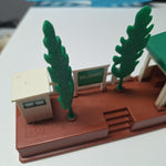 Tomy Wellsworth Train Station Plastic Playset 7401 Vintage Track Set Replacement