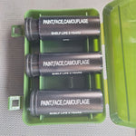 Football Camouflage Face Paint Sticks Black Set 3 Case Anti Reflective