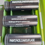 Football Camouflage Face Paint Sticks Black Set 3 Case Anti Reflective