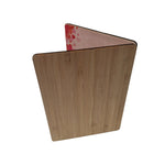Handcrafted Bamboo Engagement Card With Sweet Hearts Design Wooden She Said Yes