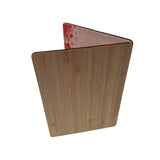 Handcrafted Bamboo Engagement Card With Sweet Hearts Design Wooden She Said Yes