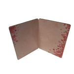 Handcrafted Bamboo Engagement Card With Sweet Hearts Design Wooden She Said Yes