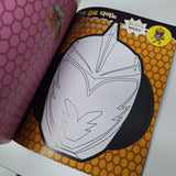 Power Rangers Dino Force Mask Activity Book For Kids With Tear-Out Masks & Instructions