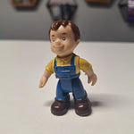 Keenway Male Boy Dollhouse Figure Short Brother Son 2.5 Inch Overalls Farmer Kid