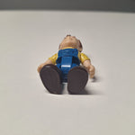 Keenway Male Boy Dollhouse Figure Short Brother Son 2.5 Inch Overalls Farmer Kid