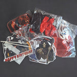 Horror Themed Happy Birthday Decorations Cutouts Cake Topper Balloons Jigsaw