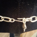 Sarah Coventry Zodiac Silver Tone Tribal Face Crab Pendant Necklace Vintage
