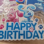 Blues Clues Birthday Party Supplies Kids Decorations Banner Cupcake Topper Dog