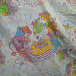 Popples Bed Sheet Set Cartoon Twin Flat Fitted Kids Vintage 1980s Nostalgia 90s