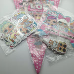 Party Decorations Set Banners Backdrop Stickers