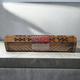 Incense Wooden Gift Box Myrrh 20 Sticks 20 Cones Coffin Present Flora