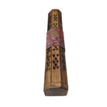 Incense Wooden Gift Box Myrrh 20 Sticks 20 Cones Coffin Present Flora
