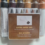 Ideaworks Complete Furniture Repair System 6 Markers 6 Filler Sticks 12 Pack