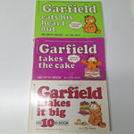 Garfield Comic Book Lot By Jim Davis Eats Heart Cake Makes It Big
