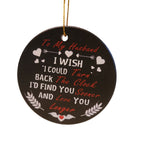 Ornaments Husband Turn Back Clock Love You Longer Timeless Gift Anniversary Holidays