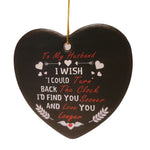 Ornaments Husband Turn Back Clock Love You Longer Timeless Gift Anniversary Holidays