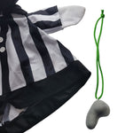 Unbranded Infant Referee Costume Whistle Hat Baby Stripes Halloween
