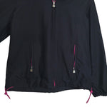 Everlast Full Zip Sweatshirt Windbreaker Black Pink Womens Medium