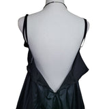 Ow Intimates Dress Black Short Spaghetti Cami Strap Zipper Size XL Pinup Cocktail Formal