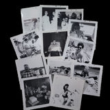 Vintage Photograph Lot of 12 Black and White Pictures 1960 Beach Car Scalloped Edges