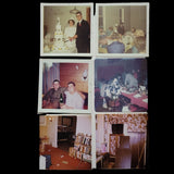 Lot of 6 Vintage Photographs Ephemera Wedding 1960s 1970s Color Pictures