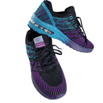 Omega Walk Shoes Air Cushioned Inserts Bag Set Womens US 6 EU 40 Blue Purple