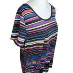 Lularoe Shirt Plus Horizontal Stripes Womens Size 2XL
