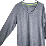 Xersion Athletic Lightweight Long Sleeve Pullover Gray Womens XL