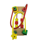 Melissa & Doug First Bead Maze Wooden Educational Toy Suction Cup Tabletop Motor Skills