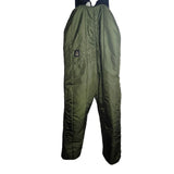 Refrigiwear Bib Overalls Pants Vtg Green Zipper Snap Med Large Winter