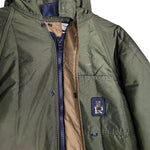 Refrigiwear Jacket Coat Vtg Green Zipper Snap One Size Winter