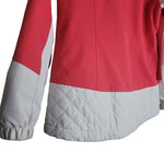 Body Glove Winter Jacket Snowboard Pink White Double Zipper Womens Large