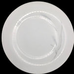 Johann Haviland 10.5" Dinner Plate Silver Wheat Bavaria Germany Design Large