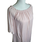 Pink Republic Dress Pink Built in Slip Womens Medium Fringe off the shoulder