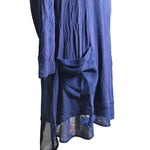 Lori Goldstein LOGO Tunic Blue Pockets Lightweight Womens Large