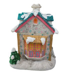 Nestle Alpine Village Jar 6324 Toll House Empty Vtg Collectible Candy Shop Snow
