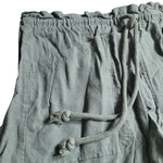 Universal Threads Green Linen Shorts High Waisted Womens Size Medium Adjustable