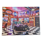 Wheels Corvette Classic Car Puzzle 750 Piece Master Chevrolet Man Cave No Poster