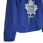 CCM NHL Toronto Maple Leafs Hockey Sweatshirt Lightweight Soft Blue Womems Small