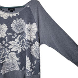 Alyx Sweatshirt Floral Lightweight Gray Womens Large